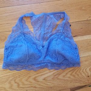 Baby blue racerback bralette